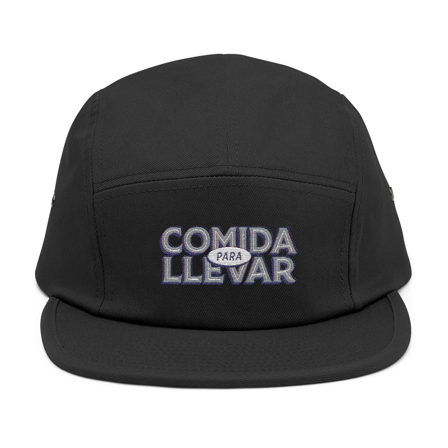 Embroidered 5 Panel Cap - "Comida Para Llevar" Outdoor Hat